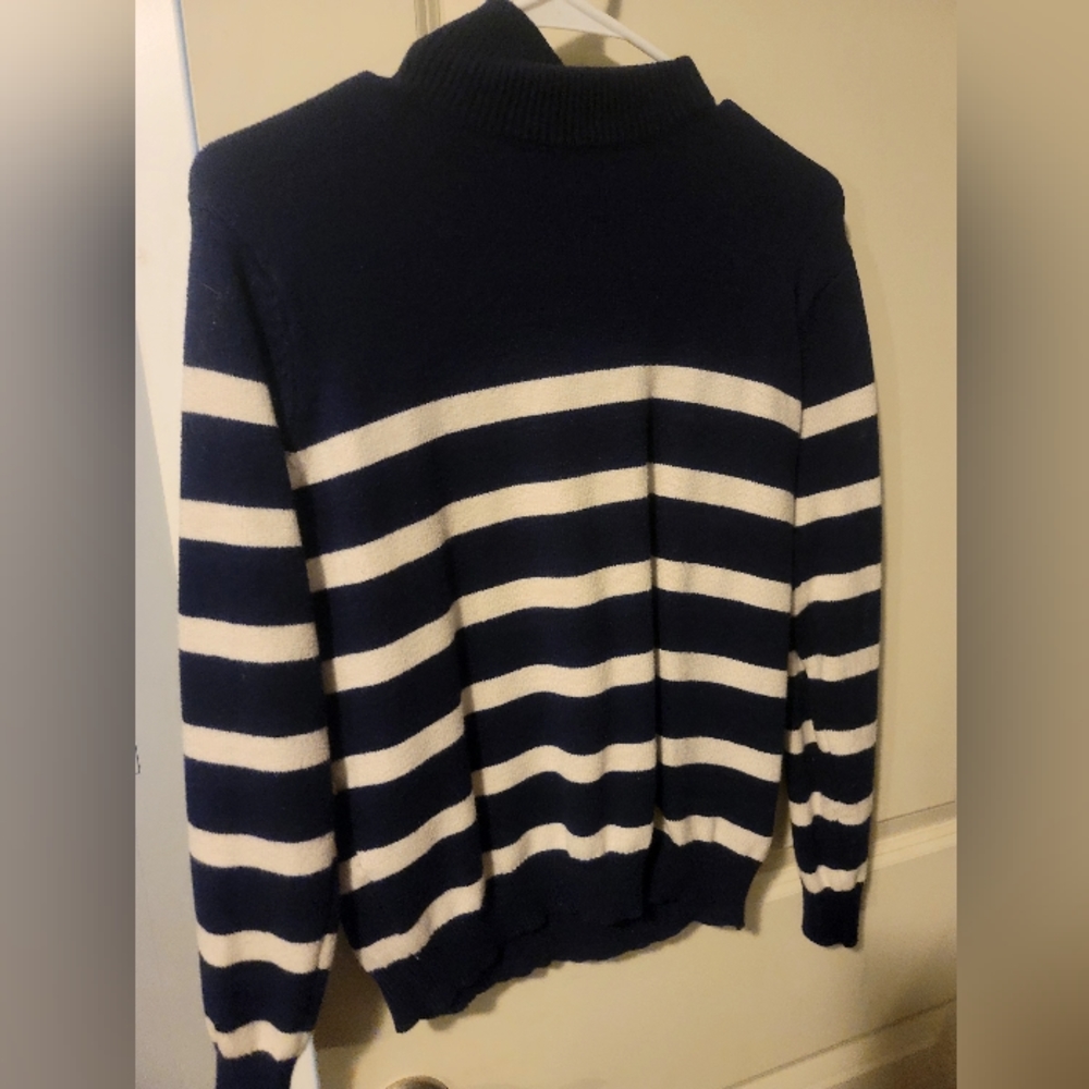 Navy blue turtleneck